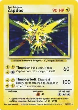 Zapdos — Base Set