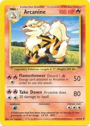 Arcanine — Base Set