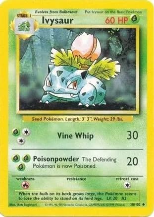 Ivysaur — Base Set