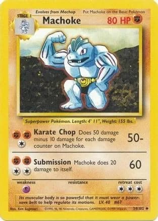 Machoke — Base Set