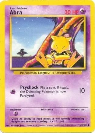 Abra — Base Set