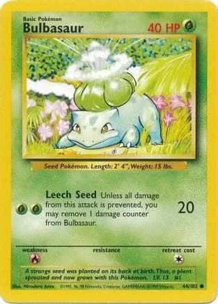 Bulbasaur — Base Set