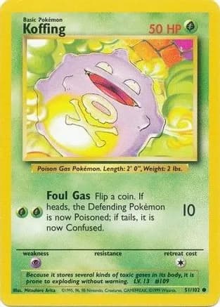 Koffing — Base Set