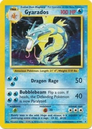 Gyarados — Base Set Pokémon TCG card by Pokemon Rumble