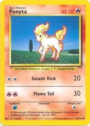 Ponyta — Base Set