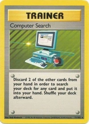 Computer Search — Base Set Pokémon TCG card by Keiji Kinebuchi