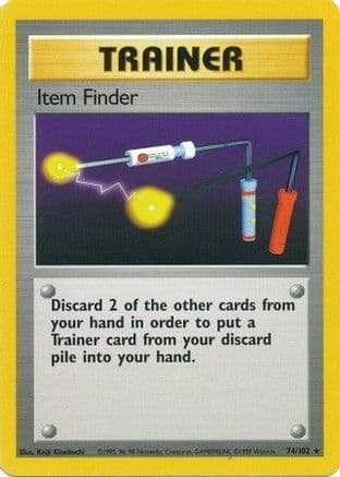 Item Finder — Base Set Pokémon TCG card by Keiji Kinebuchi