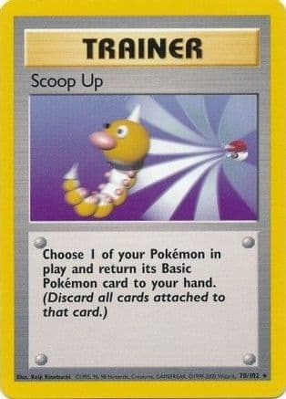 Scoop Up — Base Set Pokémon TCG card by Keiji Kinebuchi