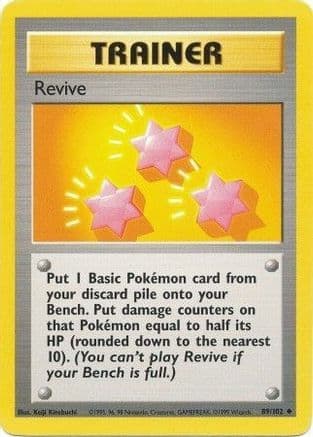 Revive — Base Set Pokémon TCG card by Keiji Kinebuchi