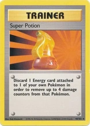 Super Potion — Base Set Pokémon TCG card by Keiji Kinebuchi