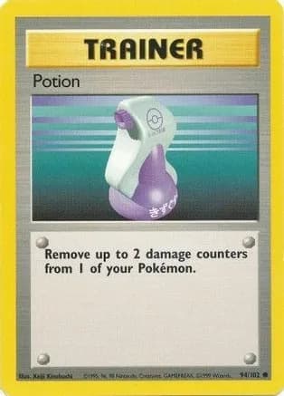 Potion — Base Set Pokémon TCG card by Keiji Kinebuchi