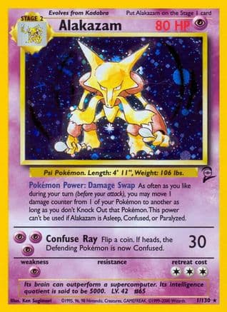 Alakazam — Pokémon TCG card