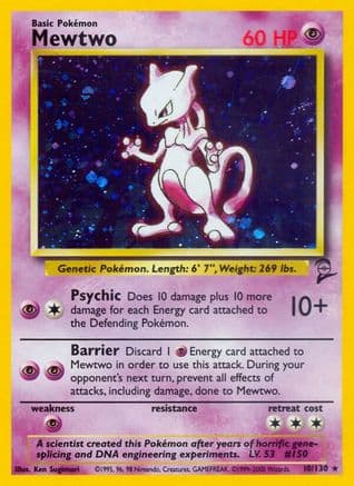 Mewtwo — Pokémon TCG card