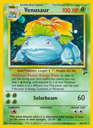 Venusaur — Pokémon TCG card
