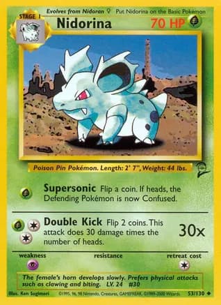 Nidorina — Base Set 2