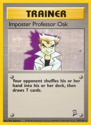 Imposter Professor Oak — Base Set 2