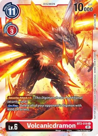 Volcanicdramon (ST-11 Special Entry Pack) — Release Special Booster 1.0