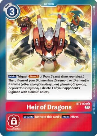 Heir of Dragons (ST-11 Special Entry Pack) — Great Legend