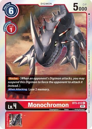 Monochromon (ST-11 Special Entry Pack) — Battle of Omni
