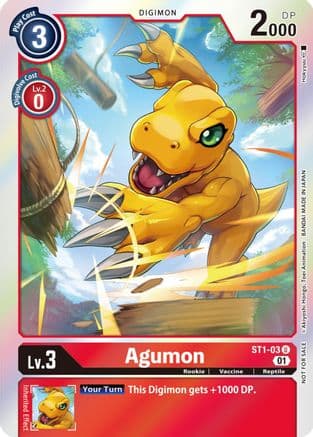 Agumon - ST1-03 (ST-11 Special Entry Pack) — Starter Deck 01: Gaia Red
