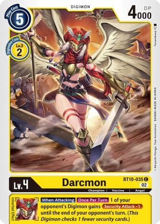 Darcmon — Xros Encounter Digimon Card Game card by Akiyoshi Honga, Toei Animation