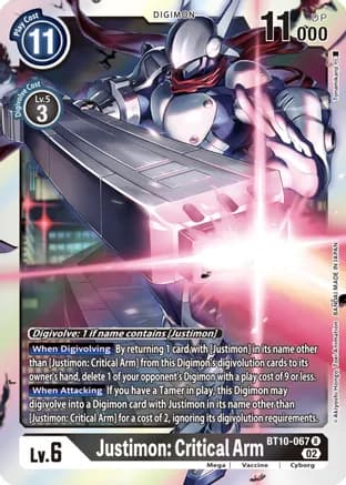 Justimon: Critical Arm — Xros Encounter
