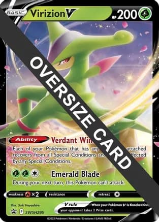 Virizion V - SWSH295 — Jumbo Cards