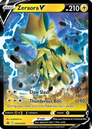 Zeraora V - SWSH263 — SWSH: Sword & Shield Promo Cards