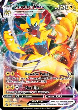 Zeraora VMAX - SWSH264 — SWSH: Sword & Shield Promo Cards