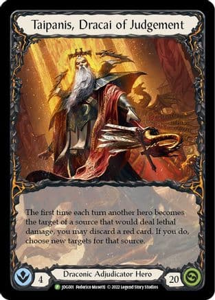 Taipanis, Dracai of Judgement - JDG001 — Flesh and Blood: Promo Cards
