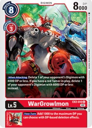 WarGrowlmon - EX2-010 (Tamer Party Vol. 6 Promo) — Digital Hazard