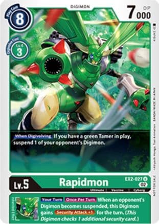 Rapidmon - EX2-027 (Tamer Party Vol. 6 Promo) — Digital Hazard