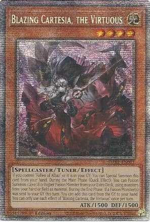 Blazing Cartesia, the Virtuous (Starlight Rare) — Yu-Gi-Oh! card