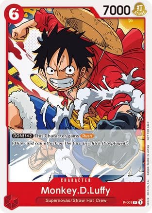Monkey.D.Luffy (Super Pre-Release) [Participant] — One Piece Promotion Cards