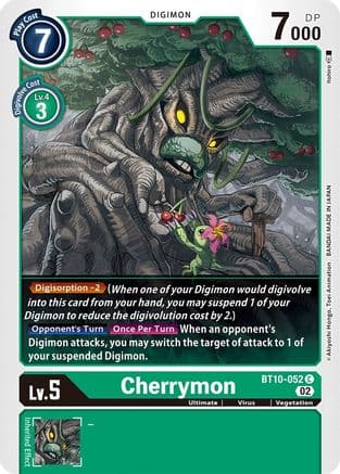 Cherrymon — Xros Encounter Digimon Card Game card by Itoshiro