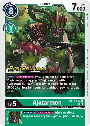 Ajatarmon — Digimon Card Game card