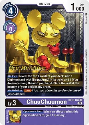 ChuuChuumon — Digimon Card Game card