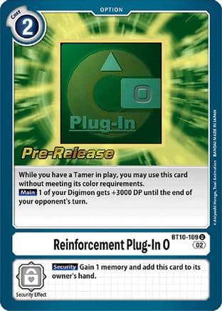 Reinforcement Plug-In 0 — Xros Encounter Pre-Release Cards