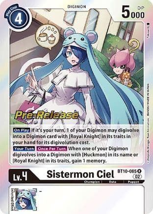 Sistermon Ciel — Digimon Card Game card