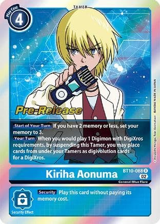 Kiriha Aonuma — Xros Encounter Pre-Release Cards