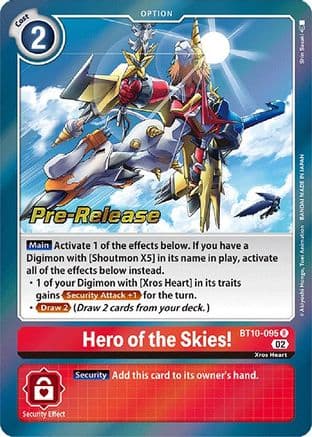 Hero of the Skies! — Xros Encounter Pre-Release Cards