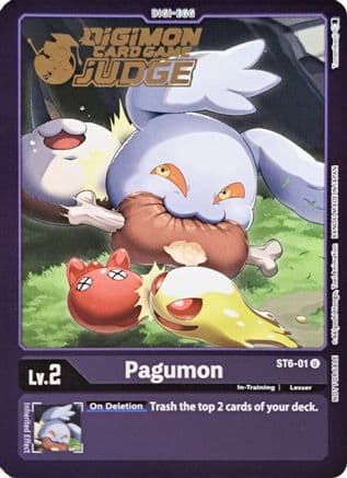 Pagumon (Judge Pack 2) — Digimon Card Game card