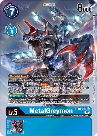 MetalGreymon (Alternate Art) — Xros Encounter