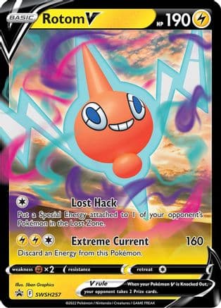 Rotom V - SWSH257 — SWSH: Sword & Shield Promo Cards Pokémon TCG card by 5ban Graphics