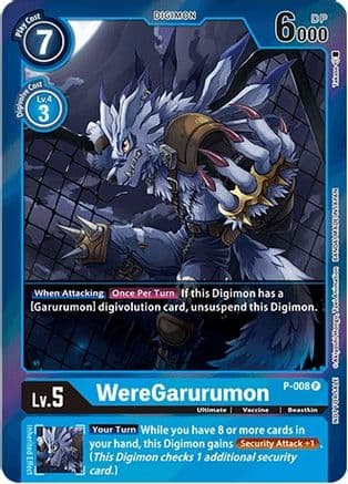 WereGarurumon (Gift Box 2022) — Digimon Promotion Cards