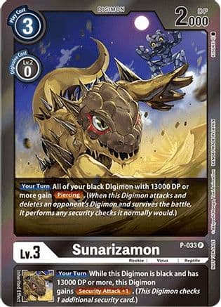 Sunarizamon (Gift Box 2022) — Digimon Promotion Cards Digimon Card Game card by koki