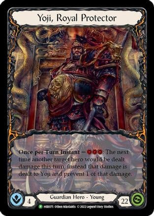 Yoji, Royal Protector - HER075 — Flesh and Blood: Promo Cards