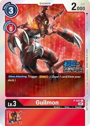 Guilmon (DC-1 2022 Stamped) — Digimon Promotion Cards
