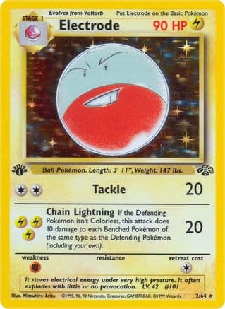 Electrode (2) — Jungle Pokémon TCG card by Mitsuhiro Arita