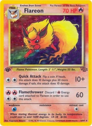 Flareon (3) — Pokémon TCG card